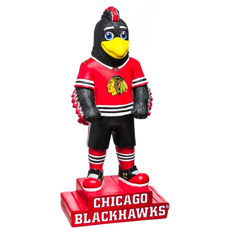 Chicago Blackhawks Garden Statue Mascot Design Hand Painted - ToylandEU