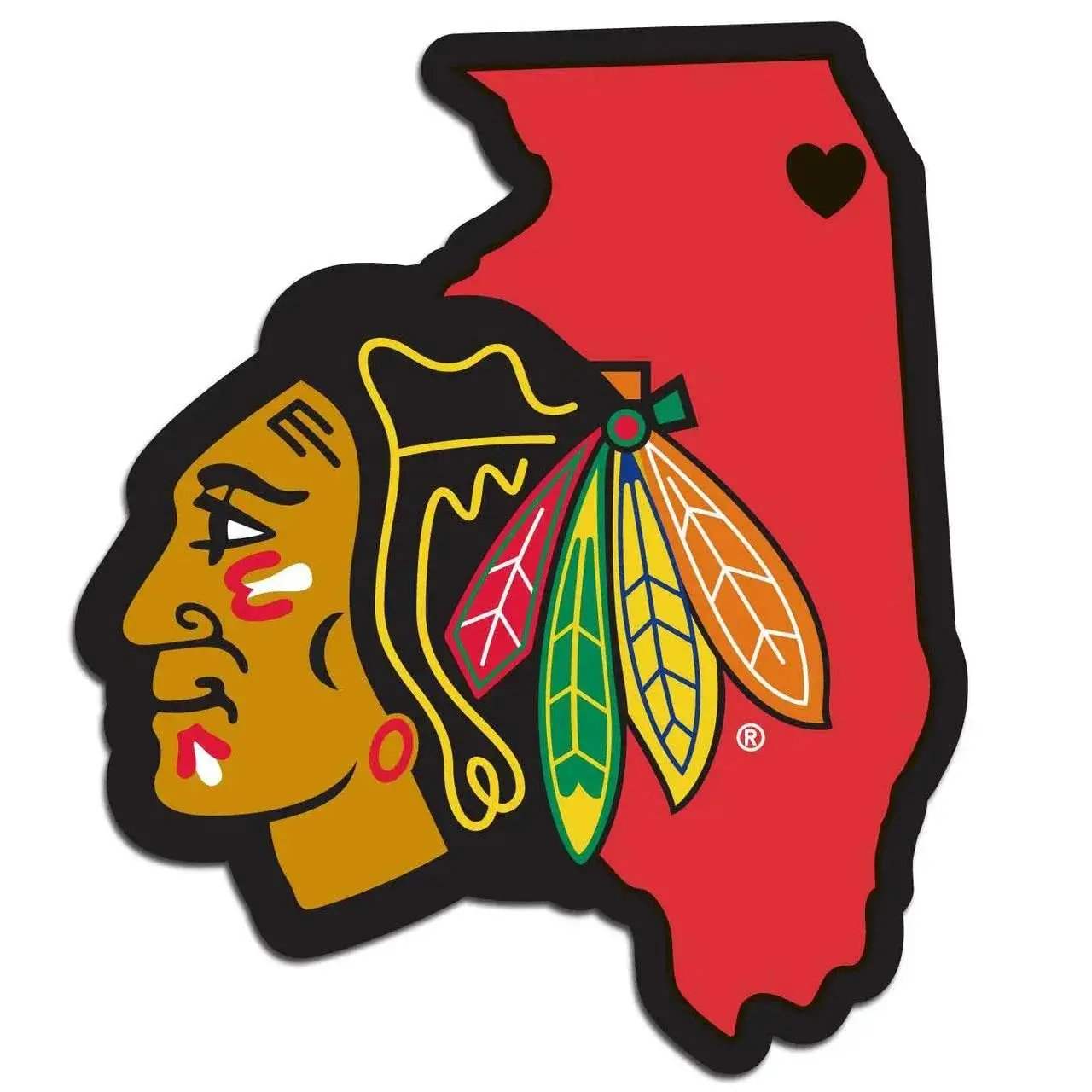  Chicago Blackhawks Home State Pride Decal Silhouette Vinyl -  ToylandEU™