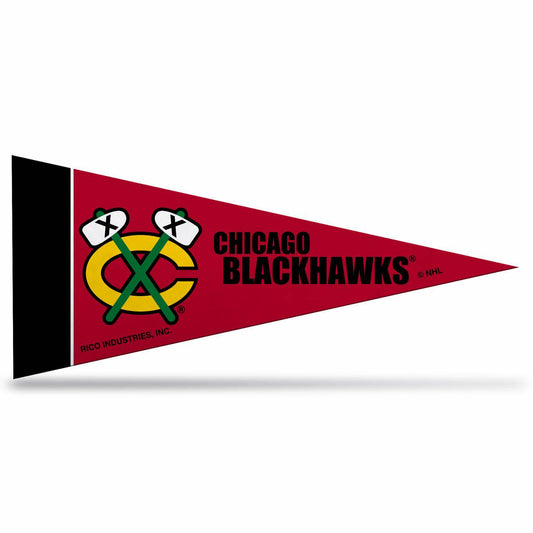 Chicago Blackhawks Mini Pennant Set Eight Piece Display - ToylandEU