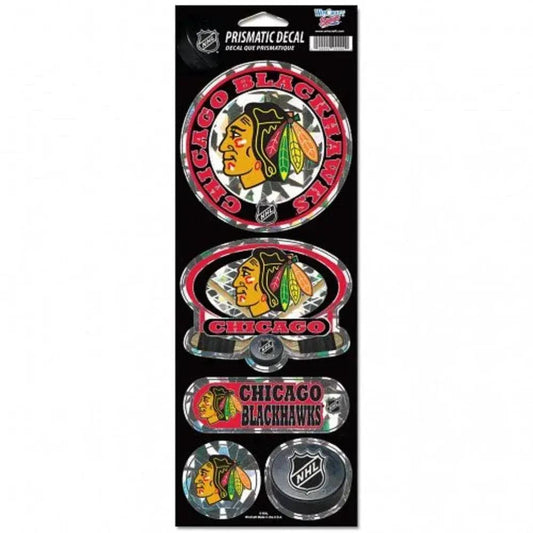  Chicago Blackhawks Prismatic Die Cut Decal 4x11 Edition -  ToylandEU™