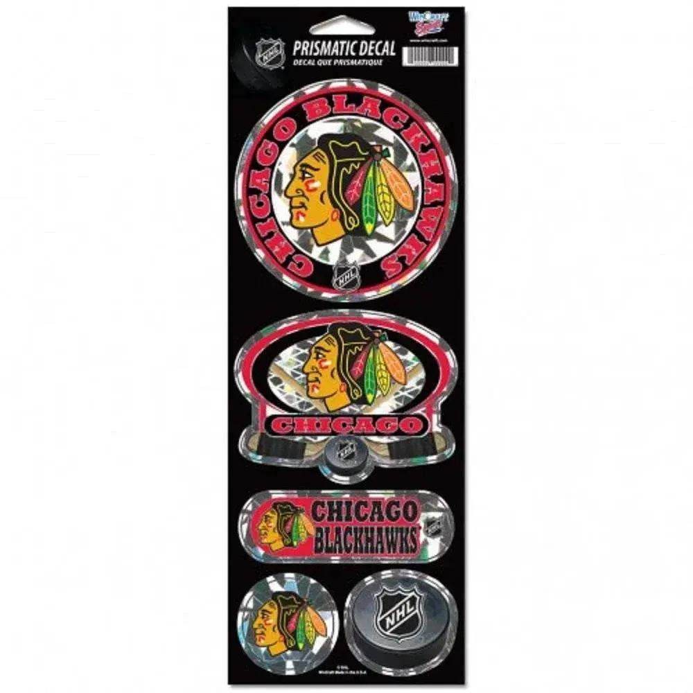  Chicago Blackhawks Prismatic Die Cut Decal 4x11 Edition -  ToylandEU™