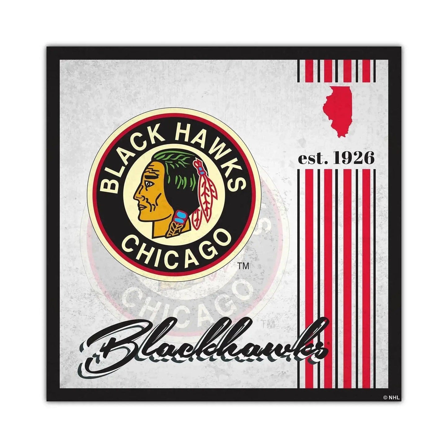  Chicago Blackhawks Wood Sign 10x10 Album Design Order -  ToylandEU™