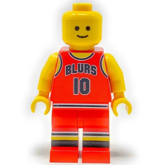 Chicago Blurs Basketball Figure Custom Printed On Authentic LEGO Figure Parts - ToylandEU