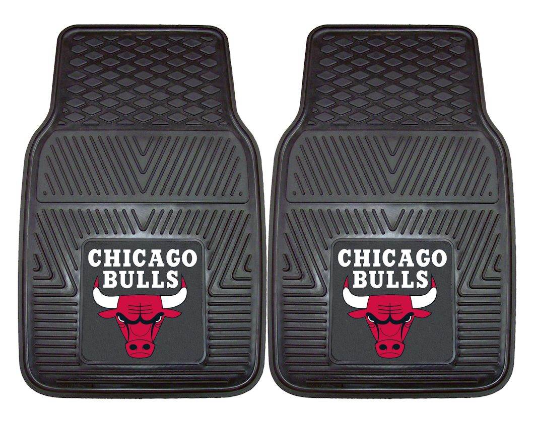 Chicago Bulls Car Mats Heavy Duty Vinyl Two Piece Set - ToylandEU