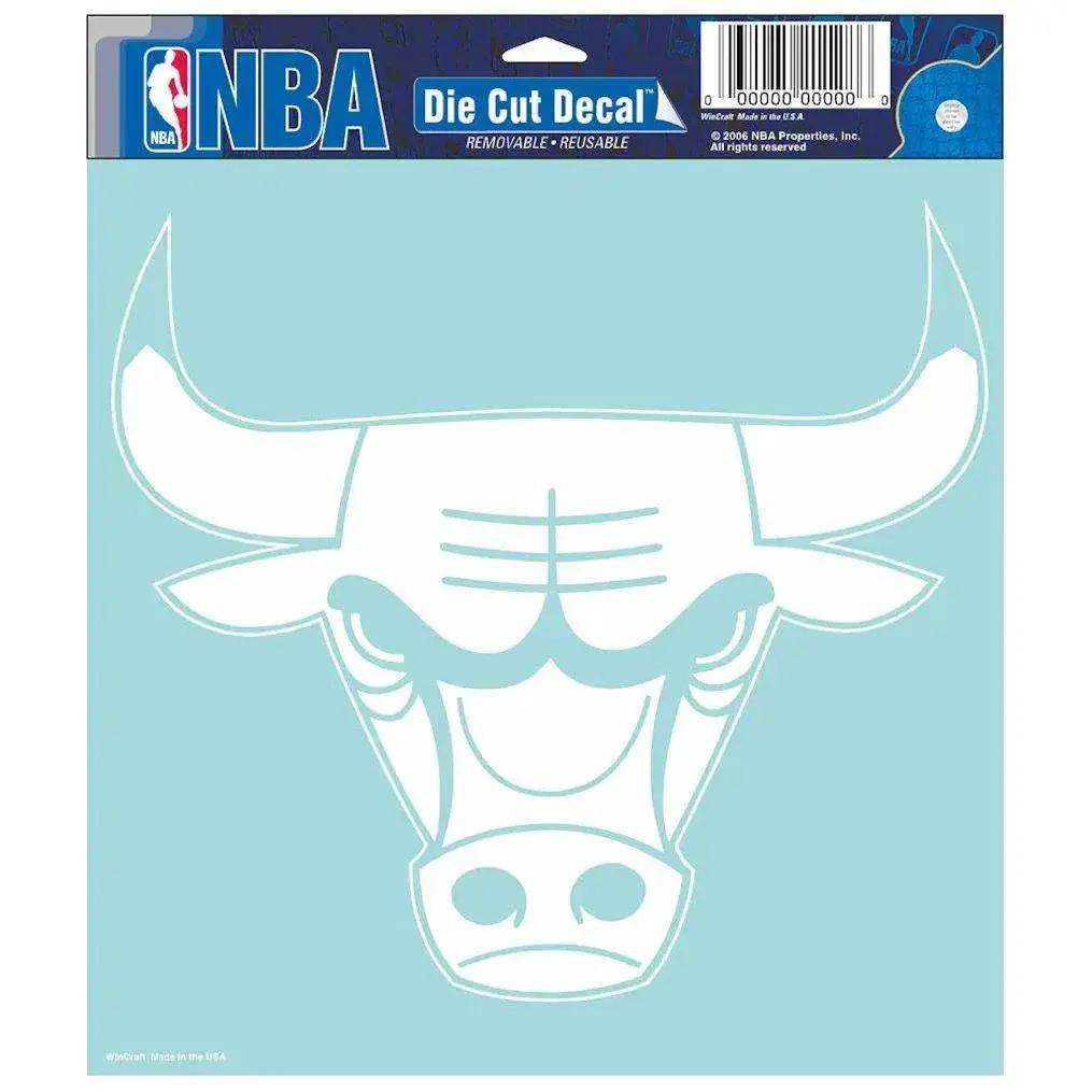  Chicago Bulls Decal 8x8 Die Cut White -  ToylandEU™