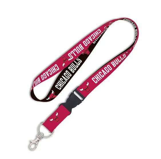 Chicago Bulls Lanyard With Detachable Buckle Two Color - ToylandEU
