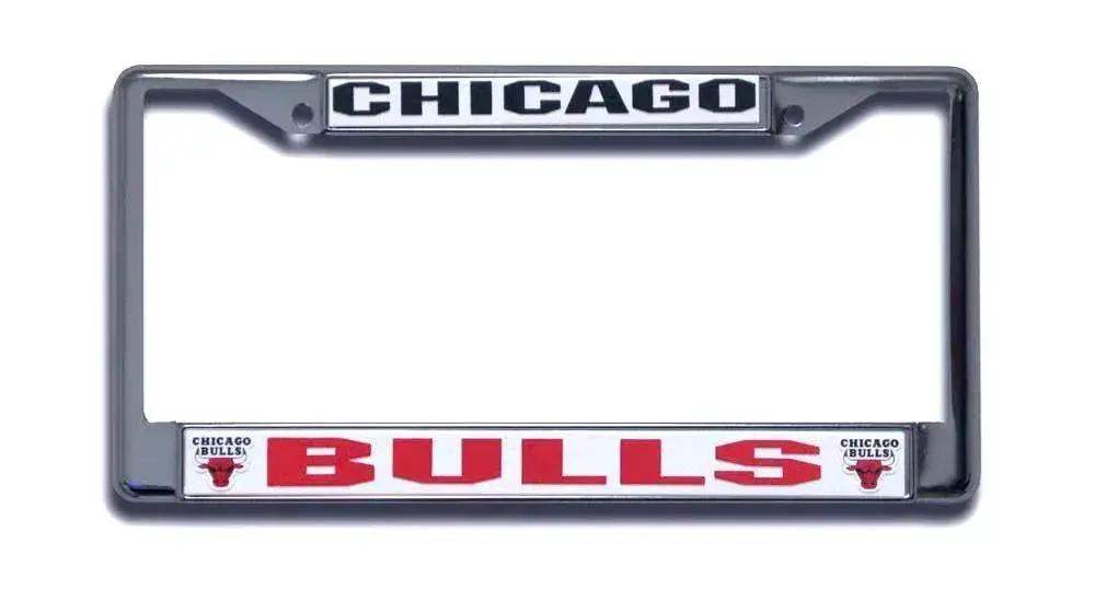 Chicago Bulls License Plate Frame Chrome - ToylandEU