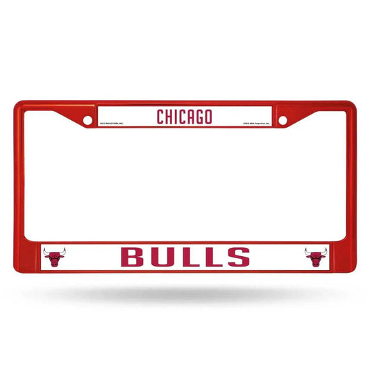  Chicago Bulls License Plate Frame Metal Red Licensed -  ToylandEU™