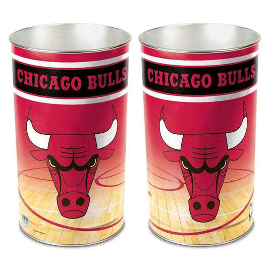  Chicago Bulls Metal Wastebasket 15 Inch Tall Office Decor -  ToylandEU™