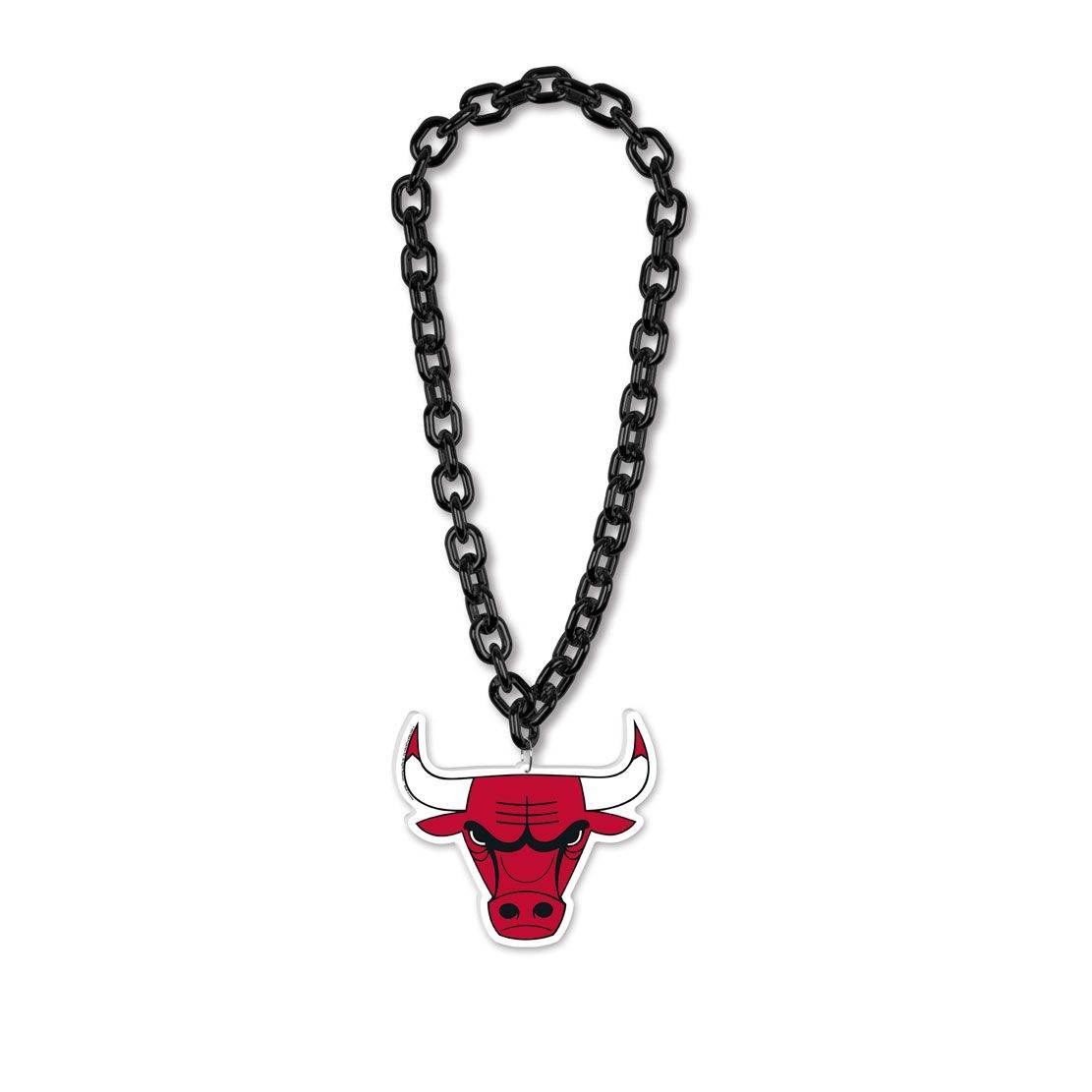 Chicago Bulls Necklace Big Fan Chain Foam Logo 38 Inch - ToylandEU