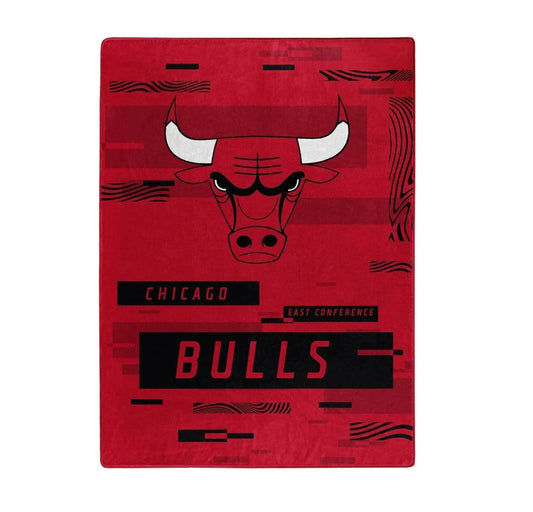  Chicago Bulls Raschel Throw Blanket 60x80 Digital Pattern -  ToylandEU™