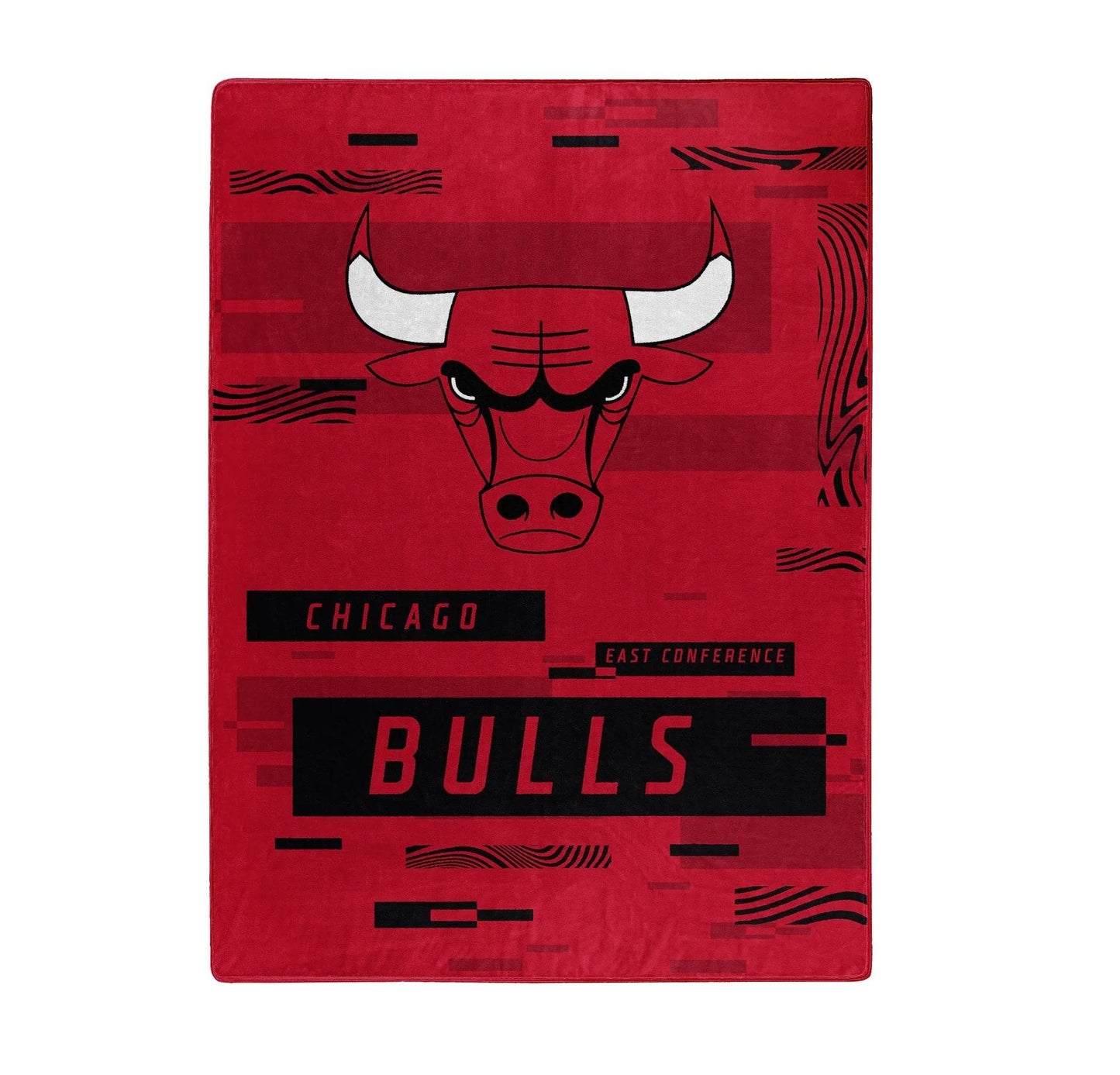 Chicago Bulls Raschel Throw Blanket 60x80 Digital Pattern - ToylandEU