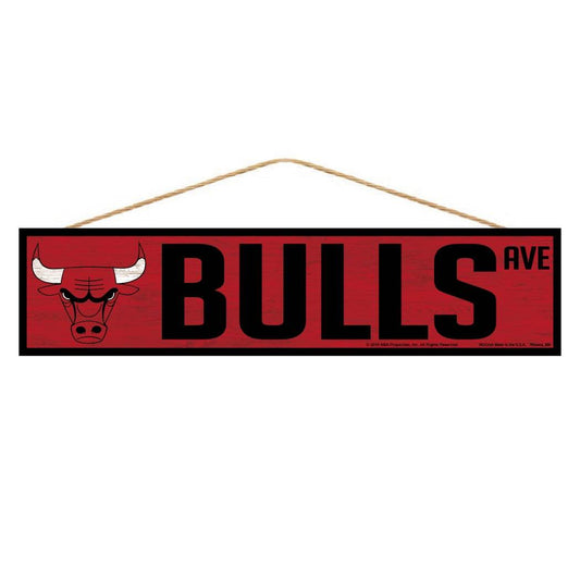 Chicago Bulls Sign 4x17 Wood Avenue Design Special Order - ToylandEU