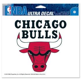 Chicago Bulls Ultra Decal 5x6 Sheet Removable Reusable - ToylandEU