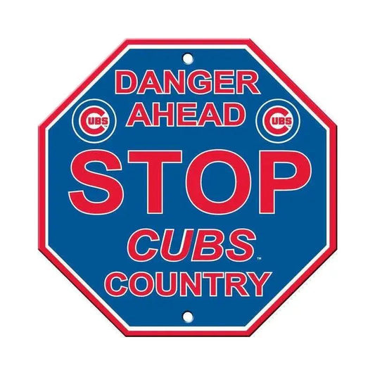  Chicago Cubs 12x12 Plastic Stop Style Sign For Man Cave -  ToylandEU™