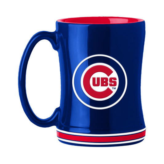 Chicago Cubs 14oz Sculpted Relief Coffee Mug Team Color - ToylandEU