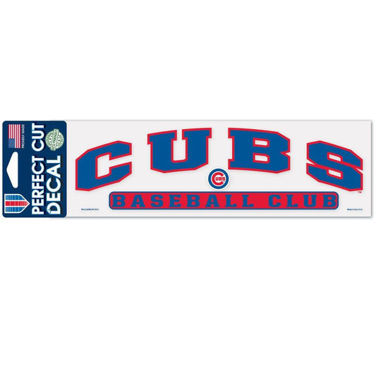 Chicago Cubs 3x10 Outdoor Vinyl Perfect Cut Color Decal - ToylandEU