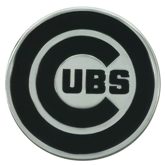 Chicago Cubs Auto Emblem Premium Metal Chrome 3D Logo - ToylandEU