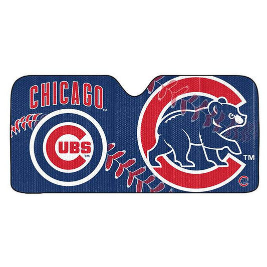 Chicago Cubs Auto Sun Shade 59x27 Reflective UV Block - ToylandEU