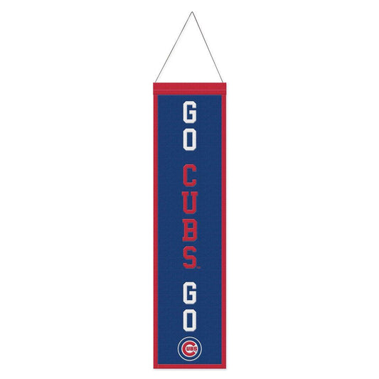 Chicago Cubs Banner Wool 8x32 Heritage Slogan Design - ToylandEU