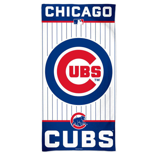 Chicago Cubs Beach Towel 30x60 Velour Front Terry Back - ToylandEU