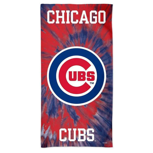  Chicago Cubs Beach Towel Tie Dye 30x60 Velour Cotton -  ToylandEU™