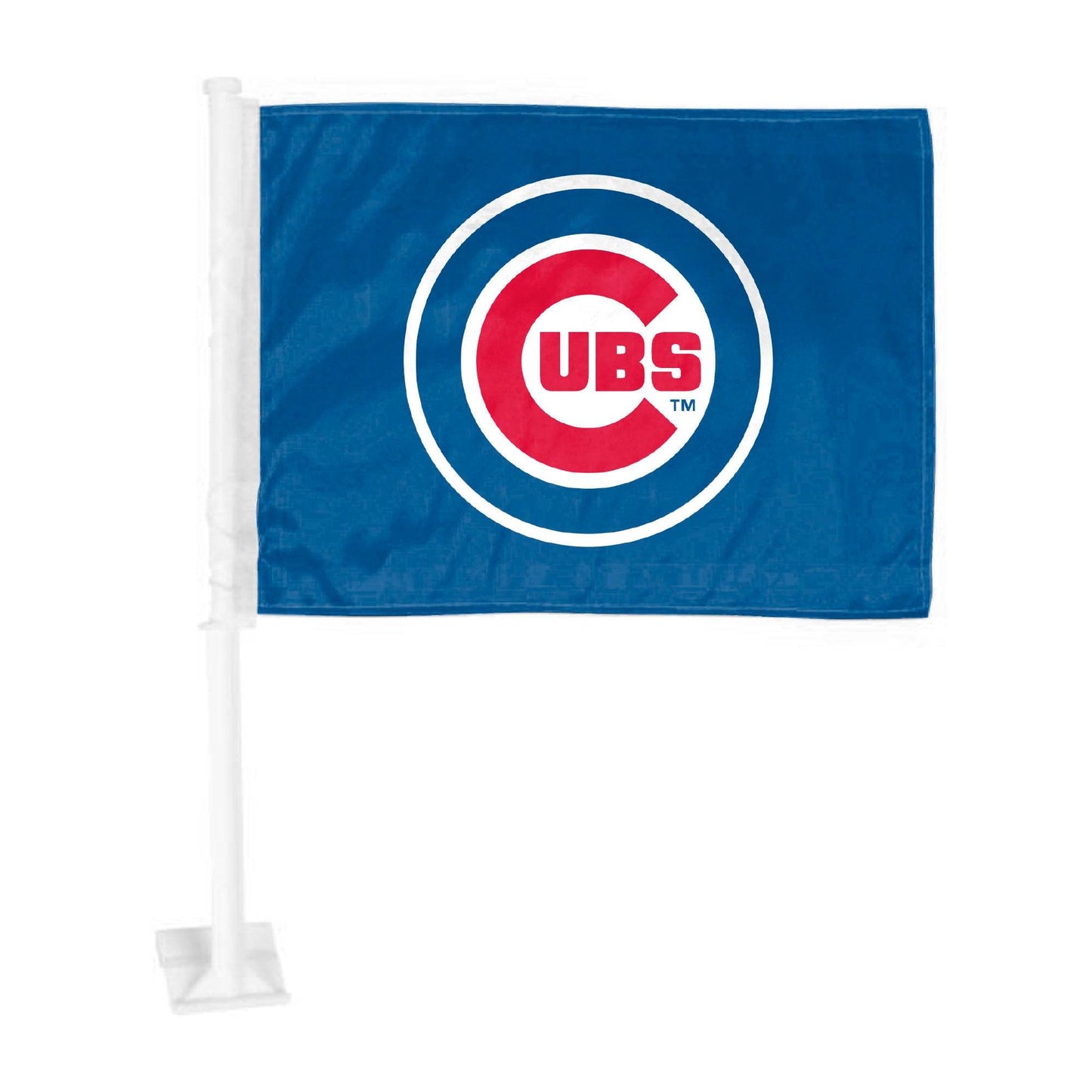 Chicago Cubs Car Flag With Primary Logo And Clip For Cars - ToylandEU