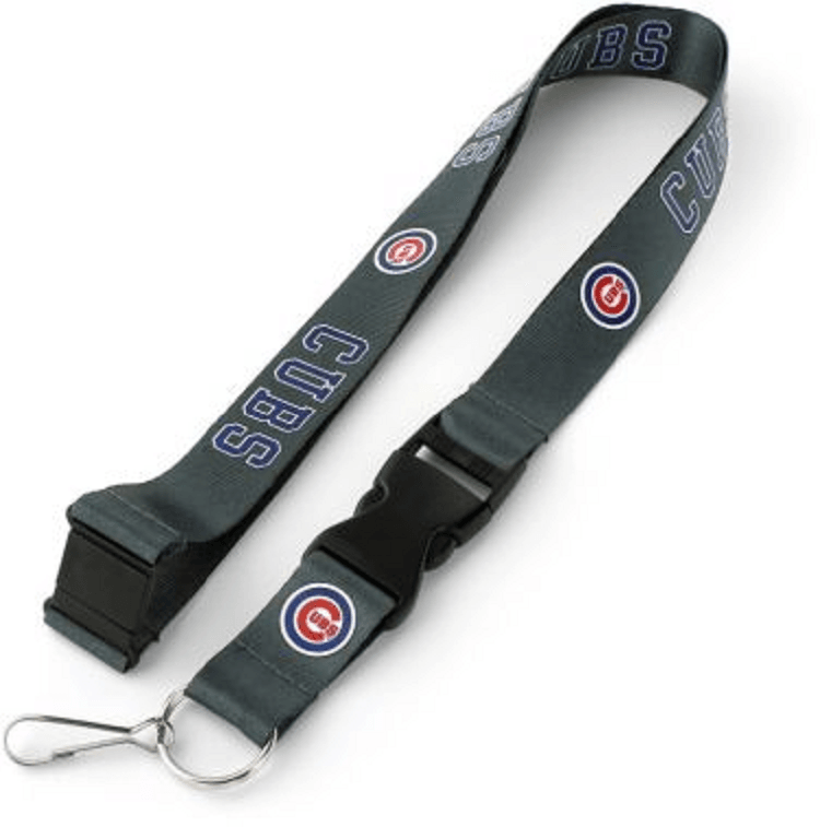Chicago Cubs Charcoal Lanyard With Breakaway Safety - ToylandEU