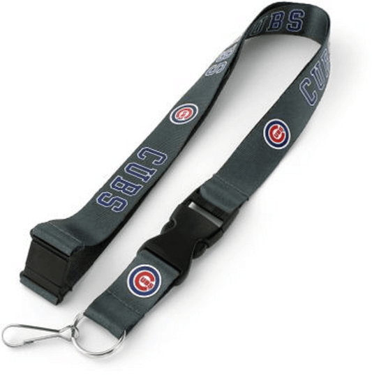Chicago Cubs Charcoal Lanyard With Breakaway Safety - ToylandEU