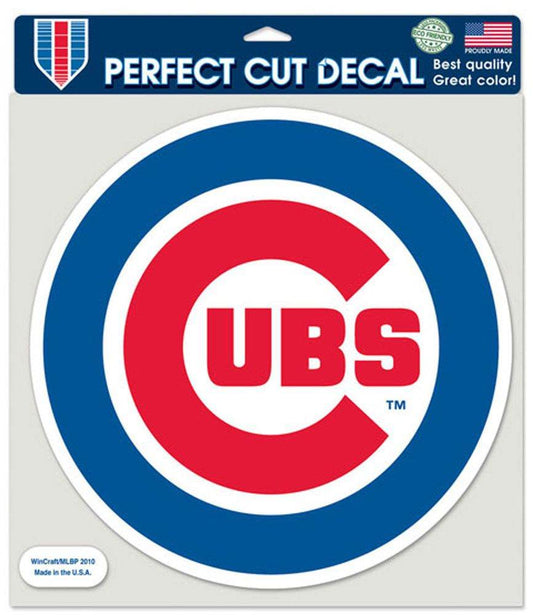 Chicago Cubs Decal 8x8 Die Cut Color Round - ToylandEU