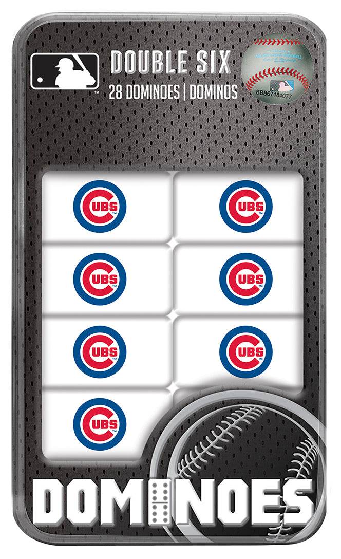 Chicago Cubs Dominoes Set in Tin with 28 Resin Dominoes - ToylandEU