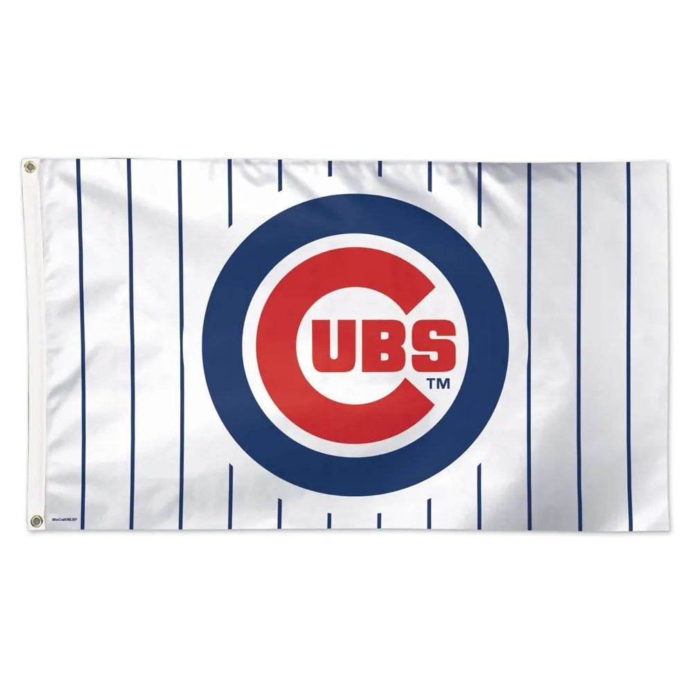 Chicago Cubs Flag 3x5 Deluxe Style Pinstripe Special Order - ToylandEU