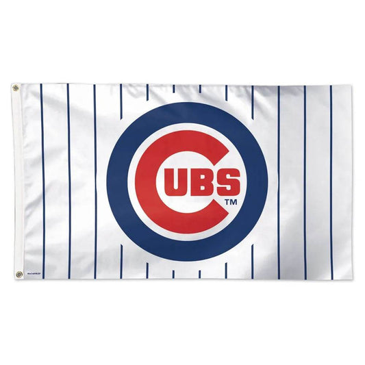 Chicago Cubs Flag 3x5 Deluxe Style Pinstripe Special Order - ToylandEU