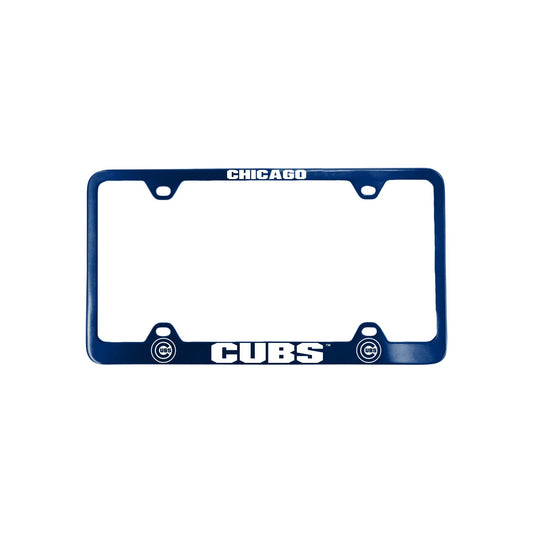 Chicago Cubs License Plate Frame Blue Laser Engraved - ToylandEU