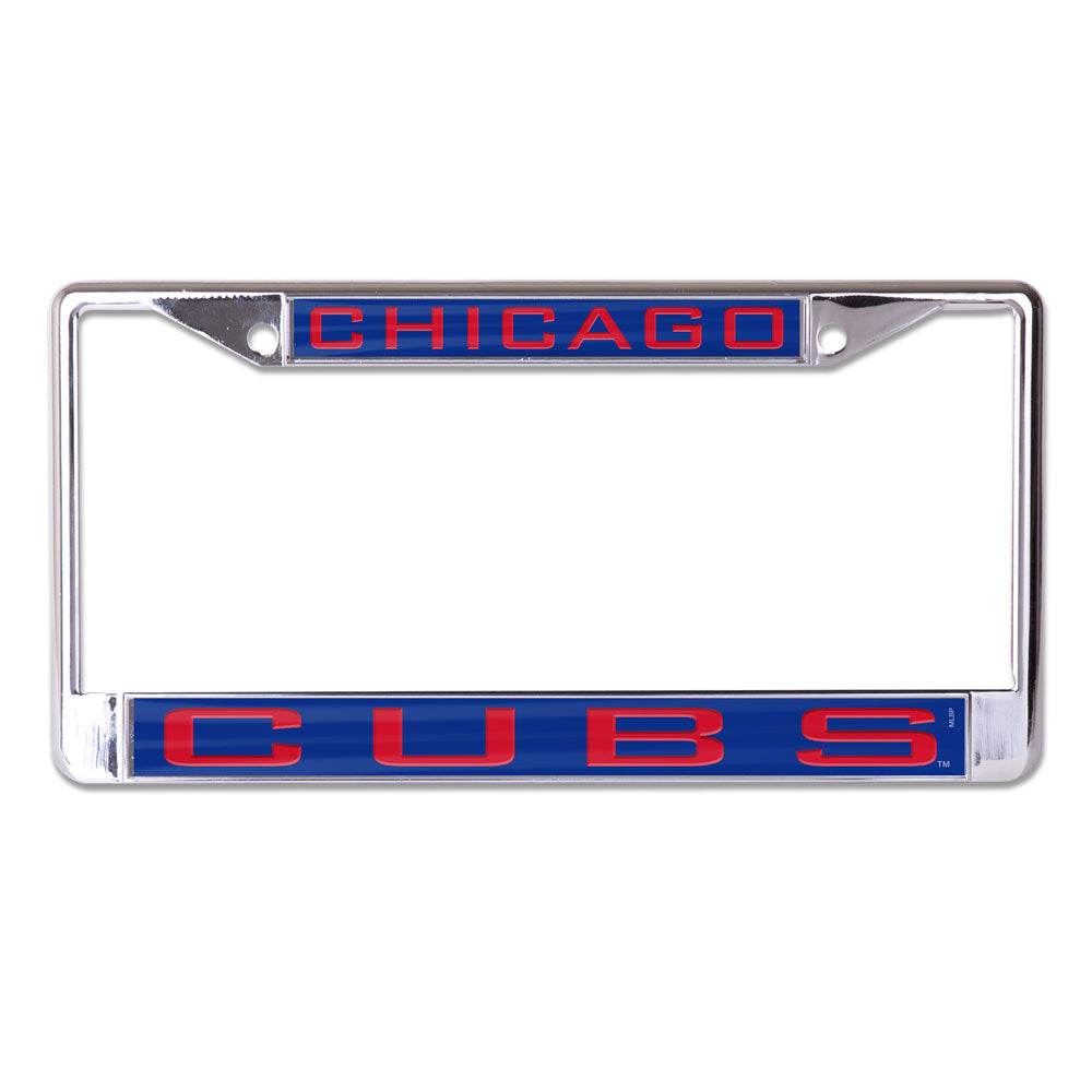 Chicago Cubs License Plate Frame Inlaid With Mirror - ToylandEU
