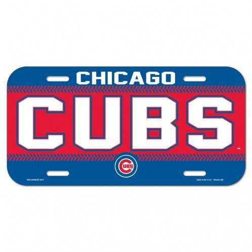 Chicago Cubs License Plate Plastic - ToylandEU