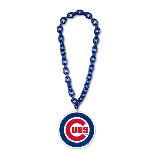 Chicago Cubs Necklace Big Fan Chain With Foam Logo 38 Inch - ToylandEU