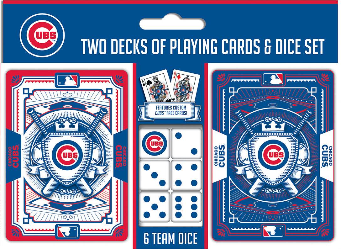 Chicago Cubs Official Playing Cards and Dice Set Two Pack - ToylandEU