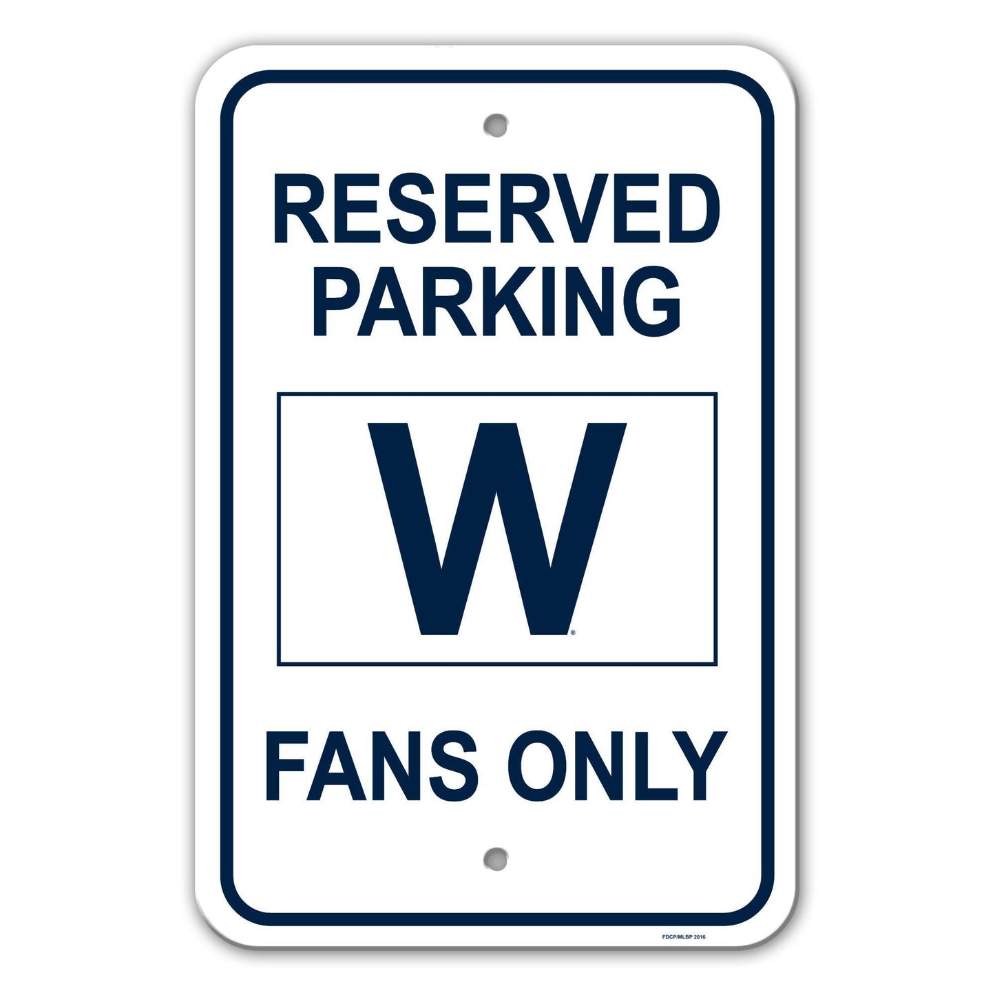 Chicago Cubs Official Sign 12x18 Plastic Wall Mount Sign CO - ToylandEU