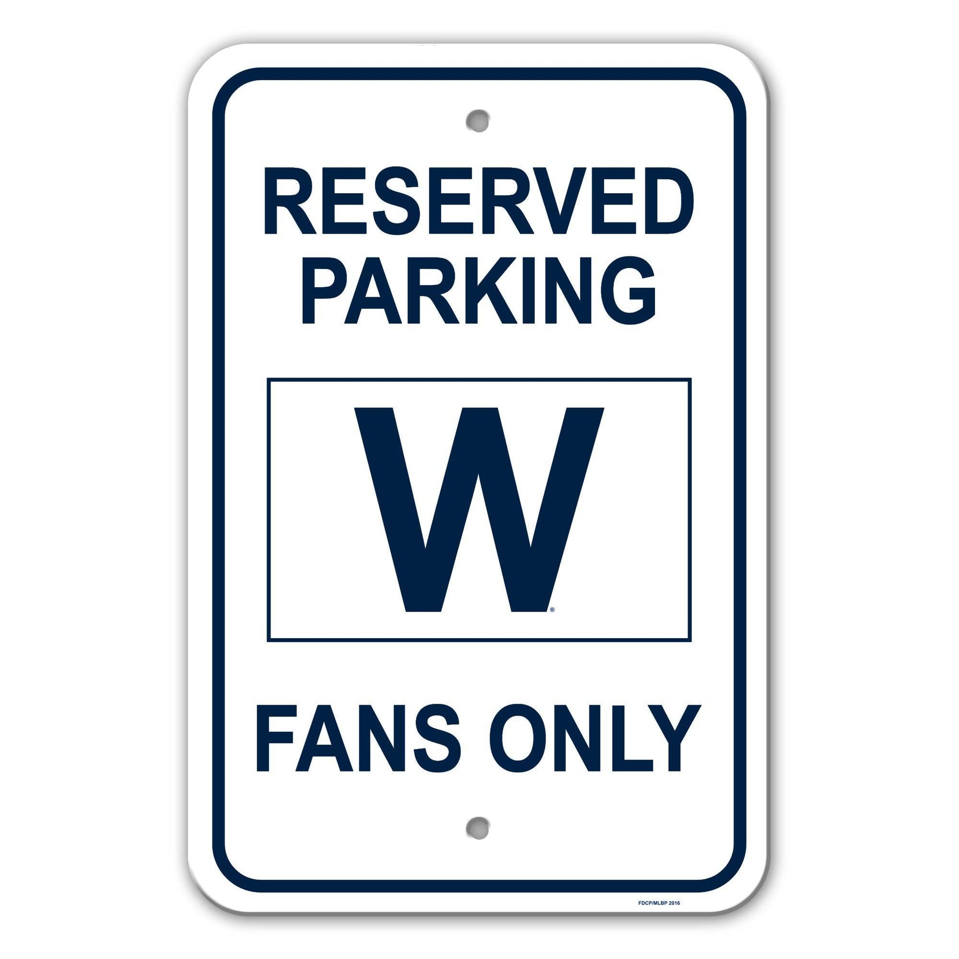 Chicago Cubs Official Sign 12x18 Plastic Wall Mount Sign CO - ToylandEU