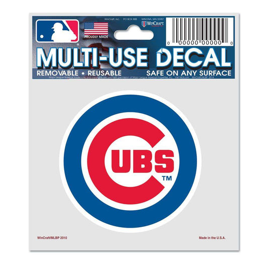 Chicago Cubs Outdoor Vinyl Decal 3x4 Multi Use Weatherproof - ToylandEU