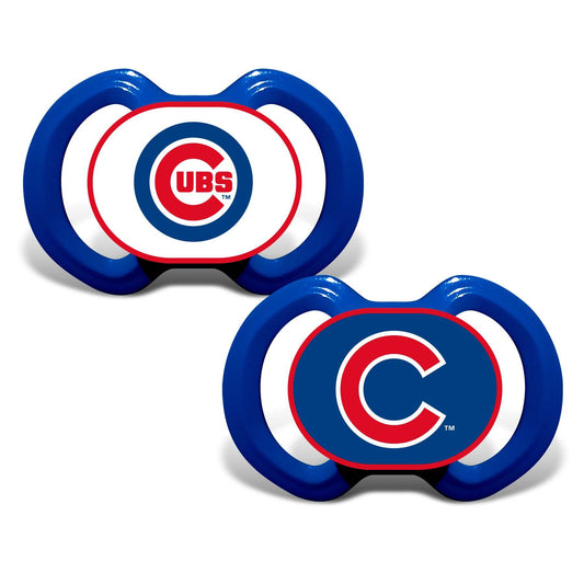 Chicago Cubs Pacifier Two Pack Alternate Designs Set - ToylandEU