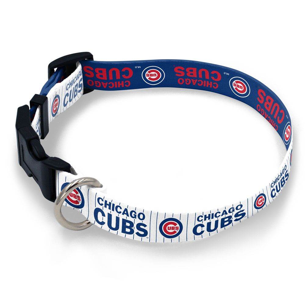 Chicago Cubs Pet Collar With Two Sided Graphics Adjustable - ToylandEU