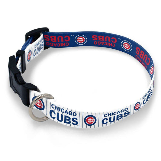 Chicago Cubs Pet Collar With Two Sided Graphics Adjustable - ToylandEU