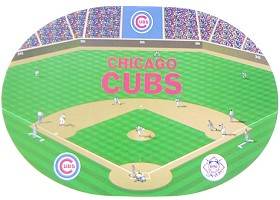 Chicago Cubs Placemats Set Of 4 Vinyl Heavy Duty Easy Clean - ToylandEU
