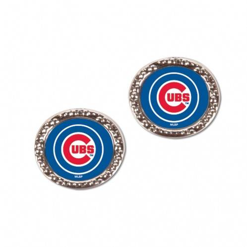 Chicago Cubs Post Style Earrings Officially Licensed - ToylandEU
