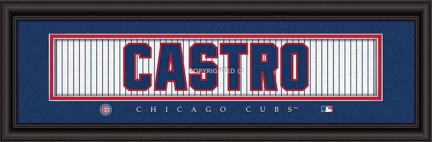 Chicago Cubs Print 8x24 Signature Style Starlin Castro - ToylandEU