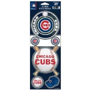 Chicago Cubs Prismatic Holographic Die Cut Sticker Sheet - ToylandEU