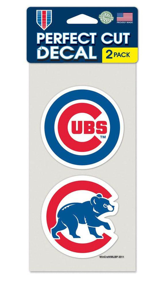Chicago Cubs Set of 2 Die Cut Decals - ToylandEU
