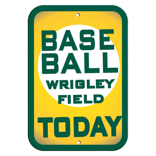 Chicago Cubs Sign 12x18 Plastic Wrigley Field Baseball Sign - ToylandEU